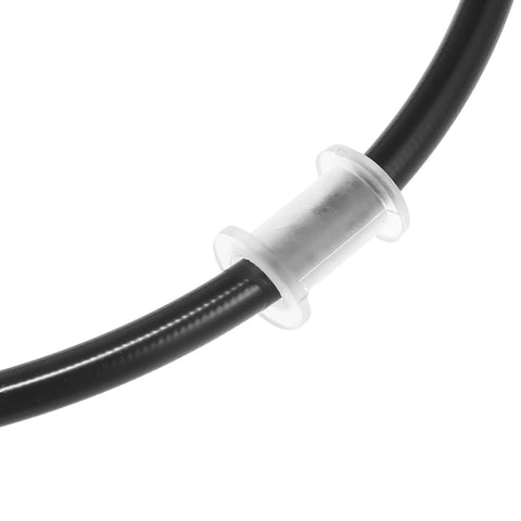 51.18 Inch Stainless Steel Braided Motorcycle Hydraulic Brake Line Kit With 10mm Inner Diameter for ATVs, motocross, street bikes black hose