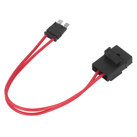 Heavy Duty Mini Blade Fuse Connector Holder 5 Pack 20 Amp Atm With 16 Awg Wire Extension for auto electrical repairs.