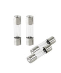 Must-Have Grab-N-Go All-In-One 100-Piece Glass Tube Fuses Kit, Quick Blow Fast Blow 5x20mm Assorted Set with four glass fuses