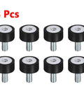 Heavy Duty Vibration Isolator Mounts M5 for Industrial Equipment Durable Rubber Shock Absorbers for Air Compressors Pumps Motors and Generators Reduce Vibration and Noise Secure Mounting for Welding and Pump Systems, 8 pcs