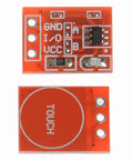 Twenty Piece Capacitive Touch Switch Modules TTP223 2.5 To 5.5V Self Lock Or No Lock For Arduino front and back view
