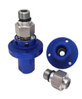 Top Shelf Rotary Joint Closed Seal Replacement For Industrial Machinery, compact blue design, heavy-duty hydraulic use.