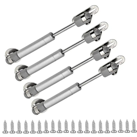 Heavy Duty 6 Inch Gas Struts Lift Supports Set 50N 11lb Cabinet Gas Springs Lid Stay Kit 4 Pcs With Screws Opens Lids To 90 Degrees
