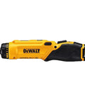 8V Gyroscopic Cordless Screwdriver Kit with 1 Battery, Motion Activated Variable Speed 0 to 430 RPM, black and yellow design