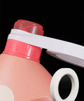Close-up of No Spill Leakproof Bottle Sealing Tape 1.18In By 108Ft Keeps Liquids In securing a bottle lid, showing its effectiveness.