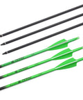 Carbon Practice Arrows 28 Inch For Youth Bow Pack Of 6, 29.5 Inch Total Length, 0.307 Outer Diameter, 0.244 Inner Diameter, Spine 500