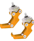 2 Pack Sturdy Metal Front Hooks For Scooter And Electric Skateboard Hang Helmets Bags And Gear CNC Processed Rustproof
