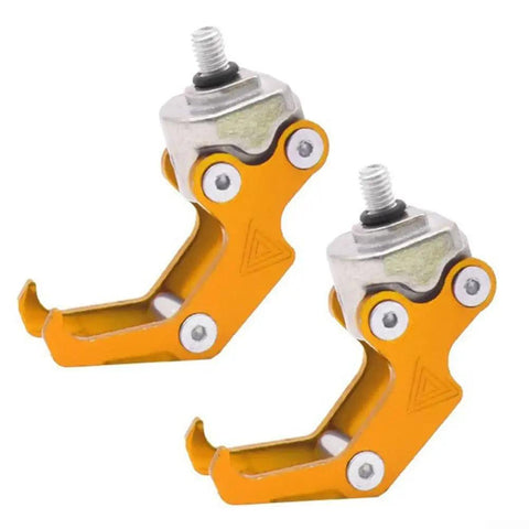 2 Pack Sturdy Metal Front Hooks For Scooter And Electric Skateboard Hang Helmets Bags And Gear CNC Processed Rustproof