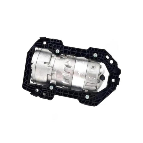 Premium Electric AC Compressor For Audi Q4 Etron Sportback EV Air Conditioning Pump view with silver unit and black housing.