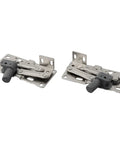 Soft Close Tip Out Tray Hinges 45 Degree Steel Scissor Hinge Nickel Plated Self Locking set for cabinets and storage 2 Pack