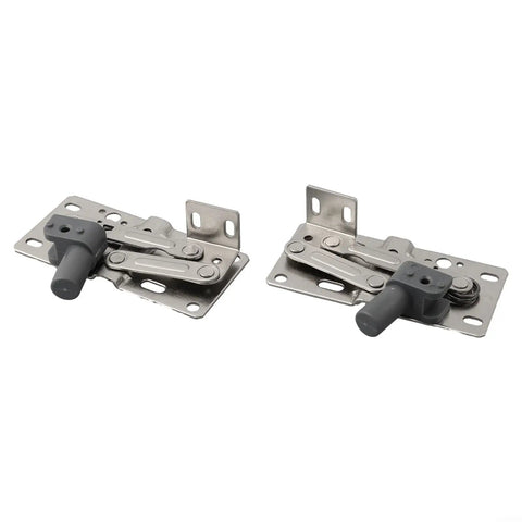 Soft Close Tip Out Tray Hinges 45 Degree Steel Scissor Hinge Nickel Plated Self Locking set for cabinets and storage 2 Pack