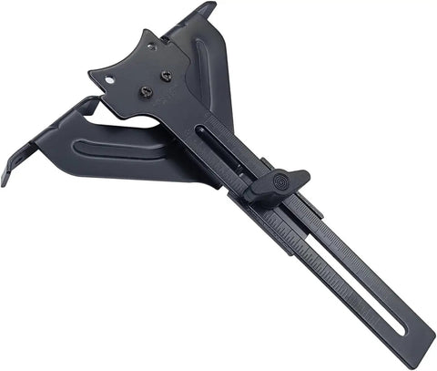 Next Level Straight Edge Guide Rail compatible with most cordless routers, featuring a sturdy design for precise woodworking cuts.