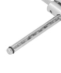 Heavy Duty Adjustable Circle Hole Cutter Saw Kit For Wood Plastic And Gypsum Board With Hss And Carbide Knives Perfect Pro DIY Tools That Make Clean Cuts In Your Shop Or On Any Home Improvement Project You Got., close-up adjustable metal arm with scale markings