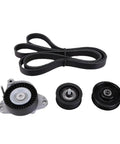Premium Belt Tensioner Pulley Kit Fits Mercedes Benz M272 Engine Models Including W221 W164 W211 W203 C300 C350 E350 ML350 Years 2006-2011 For Smooth Driving And Reliable Performance Without Any Hiccups. black serpentine belt kit with tensioner and pulleys