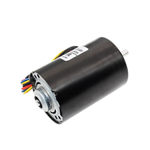 Heavy Duty Brushless Dc Motor 42mm Compact High Speed Upgrade For Industrial Fans Pumps And Conveyors smooth black metal design with wires