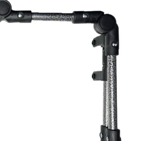 Durable Foldable Wagon Handle Replacement For Outdoor Carts And Beach Trolleys, Portable Push Pull Bar Attachment, Easy Fold Design For Camping Gear, Trolley Handle Replacement, 19.7 By 14.6 Inch Compact Accessory, black metal handle