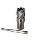 2-piece Oscarbide annular cutter with 3/4 in Weldon shank set; 15/16 in cutting diameter, 1 in depth