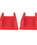 Jiawu Two Piece Soldering Clamp Stand With Magnetic Base For Precise Electronics Work And Robust High Temp Flame Retardant Build, red plastic clips.