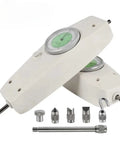Push Pull Force Meter Analog Gauge For Precise 10N To 500N Force Testing Handy Dynamometer, white handheld lab tool with attachments