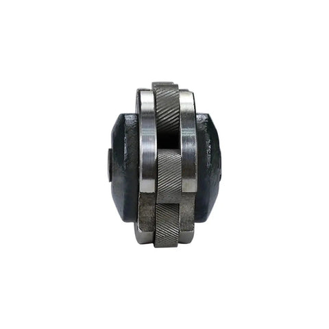 Front view of Pro Grade Knurling Tool Set With 6 Wheel Lathe Knurling Tools CNC Lathe Tool Holder Hob For Precision Gear Hob Machining