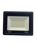 Top Shelf 10 Pack Outdoor Floodlights Featuring Kicking 400W LED Wall Spotlights Casting Wide Beam Glow Across Garages Workshops And Driveways With Dead Nuts Stable Brackets And Warm White Light Built To Handle Rough Days Out Front Daily - 50W floodlight with IP66 rating.