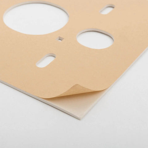 Kick Noise To The Curbs With This Heavy Duty Sound Insulation Pad For Toilet Bowl Connection Self Adhesive Eva Foam Anti Vibration Mat close-up