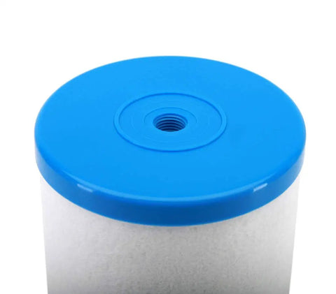 Top view of CB6 Compatible Carbon Block Water Filter Replacement 0.5 Micron For Under Sink 750 Gallon Capacity Delivers Crisp Water