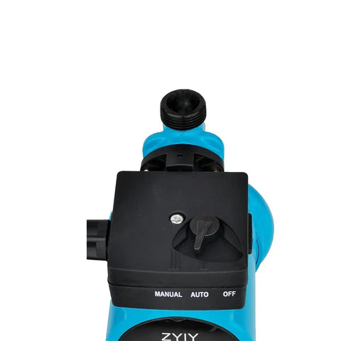 Close up of 115V Domestic Water Pressure Booster Pump For Home Three Quarter Inch 100W Hot Water Circulation Pump control panel
