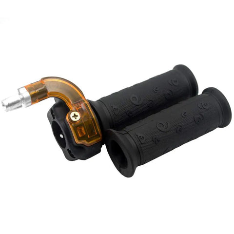 Seven Eighths Inch 22mm Twist Throttle Grip With Premium Beefed Up Easy Install Throttle Cable For 47cc 49cc Dirt Bikes Mini Bikes Pit Bikes Pocket Bikes ATVs Quad Power Sports Replacement