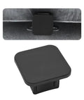 Beefed-Up Heavy Duty Silicone Trailer Hitch Plug Cover for Square Mouth Receiver Tubes, Dust Proof Cap Fits Most Vehicle Hitches Black