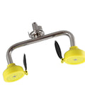 Must Have Eyewash Station With Aerated Spray for lab use, stainless steel nozzle, wall-mounted safety faucet detail view