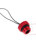 Red Two Pack Scuba Air Tank Valve Cover Protectors Lightweight Durable Valve Caps For Scuba Gear Easy On And Off