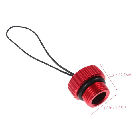 Red Two Pack Scuba Air Tank Valve Cover Protectors Lightweight Durable Valve Caps For Scuba Gear Easy On And Off