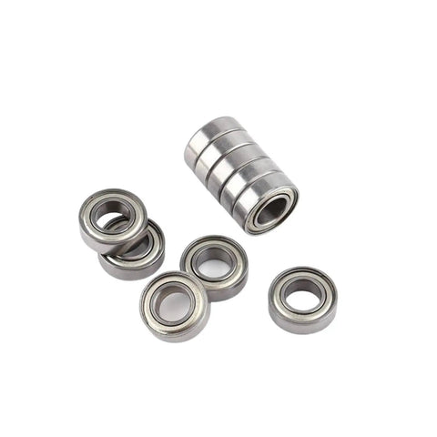 Miniature Deep Groove Ball Bearing Set In Chromium Steel With Plastic Cover 10 Pack 7x26x9mm Precision Bearings For RC Cars Drones.