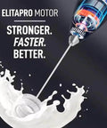 Automatic Milk Frother Wand For Lattes And Cappuccinos, Battery Operated Handheld Foam Maker, stainless steel mixing milk