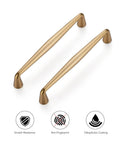 10 Pack Champagne Bronze 5 Inch Kitchen Cabinet Handles Made From Solid Zinc Alloy Durable Cabinet Pulls with scratch resistance and anti-fingerprint coating