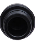 Close-up of Scuba Diving DIN Tank Valve Cover And Regulator Plug End Cap Protector With Cord, showcasing threaded design.