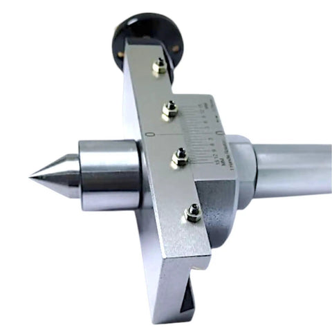Tailstock Taper Turning Attachment With Revolving And Dead Centers For Lathe Pro Grade Precise 0.75mm Per Rotation Fine Adjustment