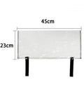 Hella Tough Clear Pvc Cover For Electric Vehicle Charger Box Rainproof Shield Outdoor 45x23cm, heavy duty and transparent design.
