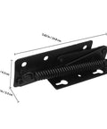 Spring Loaded Cabinet Hinge Pair For Lift Doors And 85-Degree Vertical Folding, detailed view with dimensions labeled.