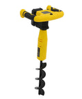 Beast Cordless Post Hole Digger With 350W Electric Earth Auger for Farm and Garden, yellow handle, manganese steel bit