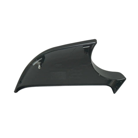 Left Side View Mirror Lower Cover Cap Direct Bolt Up For Tesla Model 3 2017 2018 To 2021 side view showing sleek black design.
