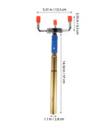 Heavy Duty Aluminum Alloy Smoke Sensor Disassembler Tool For Office Checks With Slick Transducer Wrench, 5.31in wide and 14.54in long.