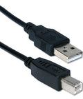 6Ft USB Data Sync And Power Charging Cable For GCC Expert 24 LX Vinyl Cutter Plotter Contour Cutting Machine Compatible With Mac And PC Data Transfer Ready Black