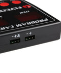 Flycolor RC Boats ESC Programming Card For Quick Setup And Tuning, Easy Forward And Reverse Modes, Durable, User Friendly showing connection ports
