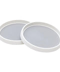 10 Inch Lazy Susan Turntable Pantry Organizer Set With Non Slip Fridge Spice Rack Spin Tray 2 Pack For Cabinets Pantries And Tables