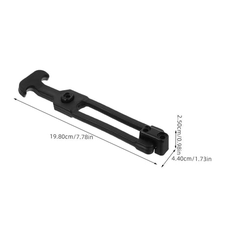 Rugged Rubber T Handle Hasp Draw Latches For Toolboxes All Weather Use Durable Construction detailed dimensions