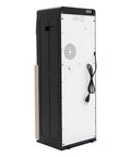 Back view of Bottom Loading 5 Gallon Water Dispenser With Hot And Cold Water, showing power cord and rear panel, champagne gold finish.