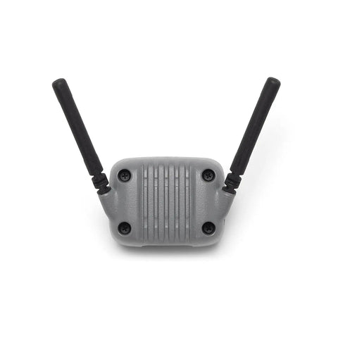 Neo 2 Digital Video Transceiver for Drone FPV Systems with dual antennas, secure installation, not hot swap, low latency, front view.