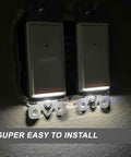 Three Way Light Switch With Night Light No Neutral Required No Fuss Install Illuminated Three Way Switch With Light Sensor 15 Amp 110V Residential Grade Daylight LED Night Light Dual Pack Keeps Hallways Safe Without Waking Sleepers shown in outlet.